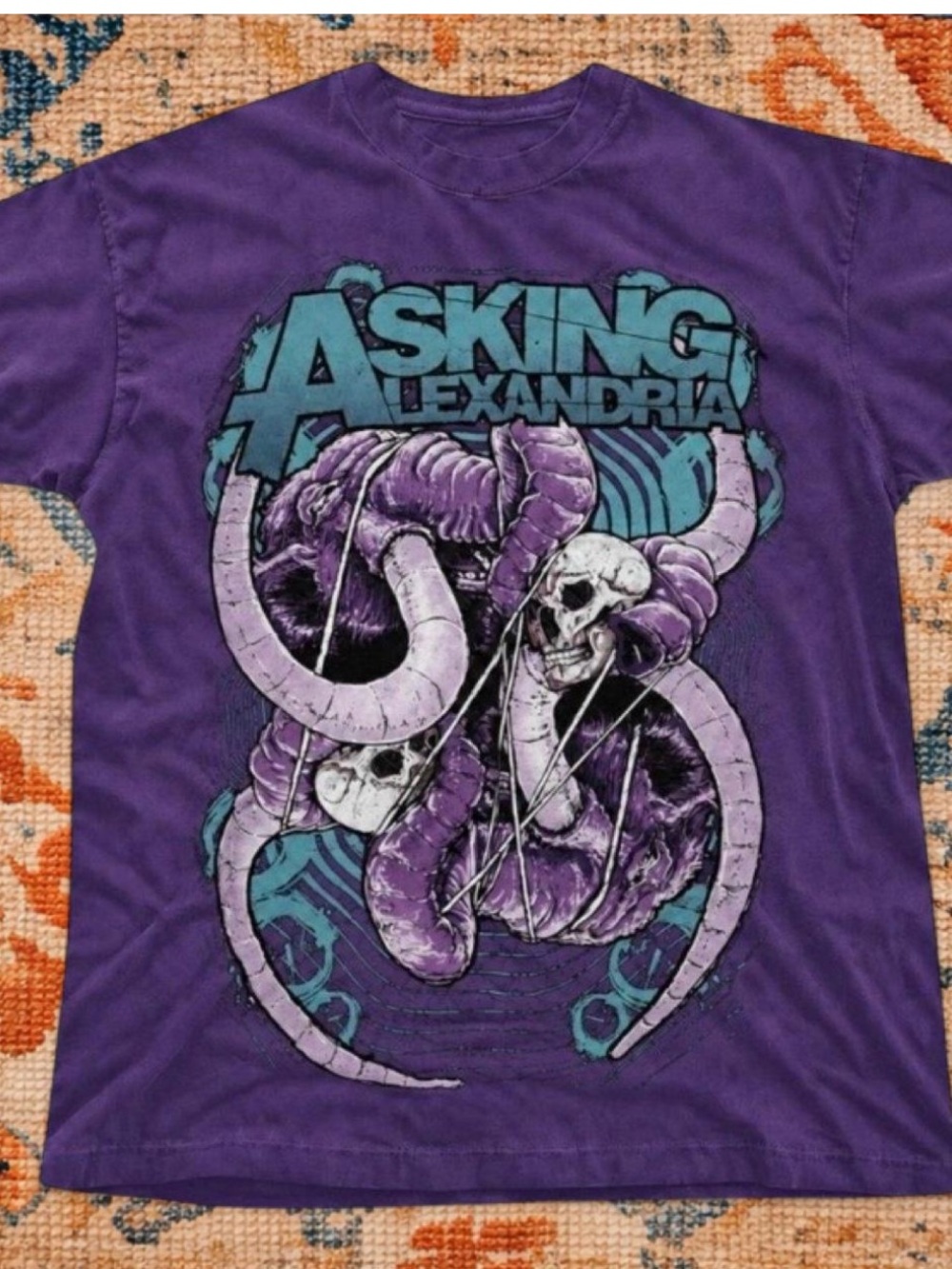 Gildan Purple As Graphic Tee with Te